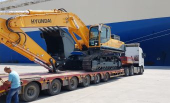 perevozka ekskavatora hyundai iz korei v armeniyu 1